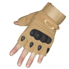 Перчатки без пальцев тактические Oakley (р.L), койот