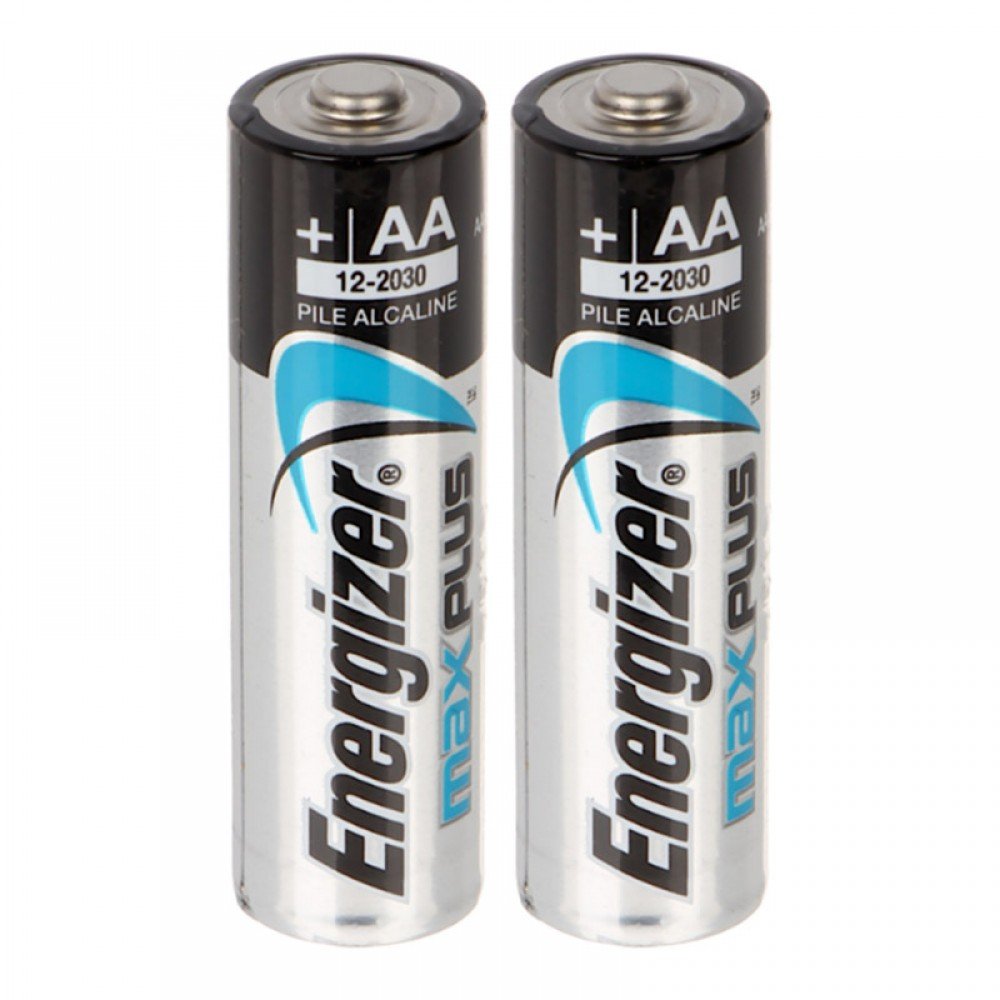 Батарейка лужна Alkaline AA Max Plus (LR6) Energizer 1.5V, 2шт. у блістері