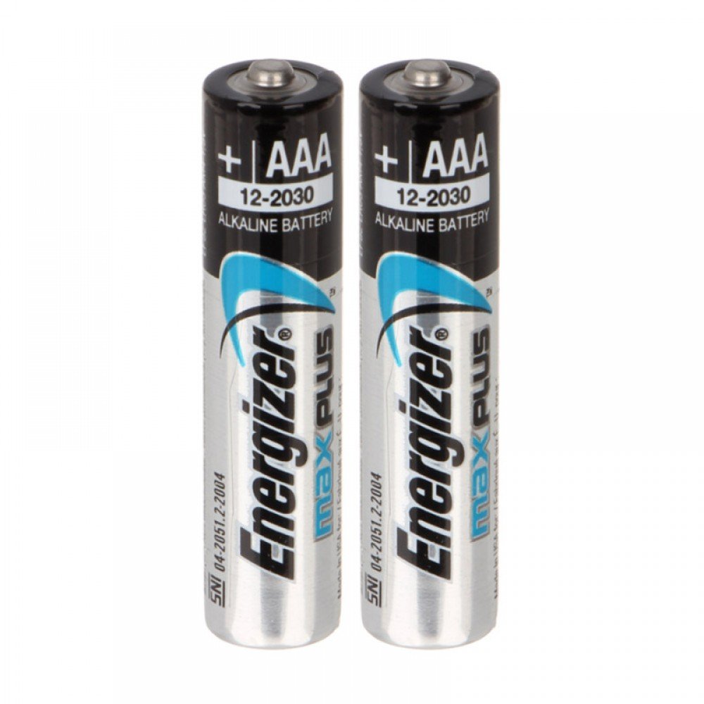 Батарейка лужна Alkaline AAA Max Plus (LR03) Energizer 1.5V, 2шт. у блістері
