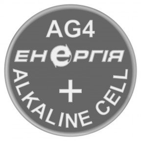 Батарейка годинникова лужна, Alkaline AG4 (LR66, 177, 626) Енергія 1.55V