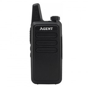 Рація Agent AR-T7 (2W, UHF, 400-470 MHz, до 10 км, 16 каналів, АКБ), чорна