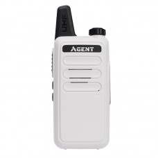 Рація Agent AR-T7 (2W, UHF, 400-470 MHz, до 10 км, 16 каналів, АКБ), біла