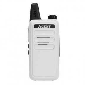 Рація Agent AR-T7 (2W, UHF, 400-470 MHz, до 10 км, 16 каналів, АКБ), біла