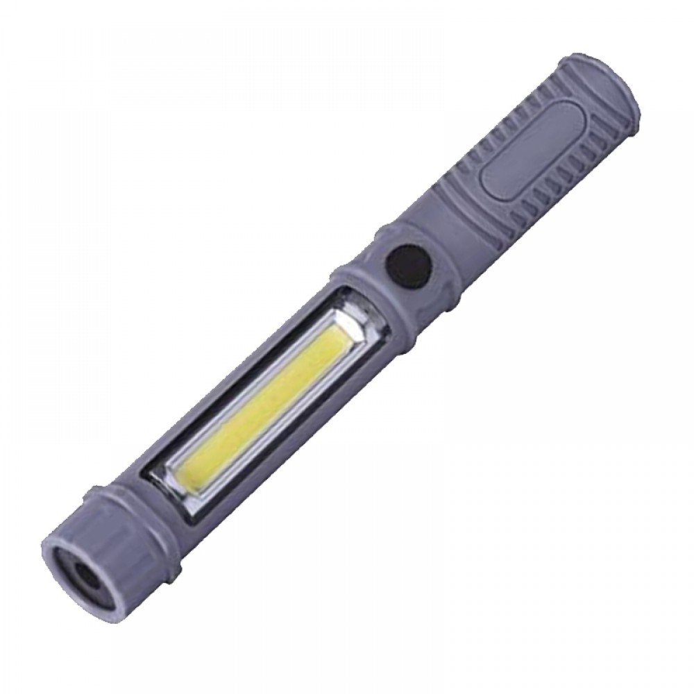 Ліхтар Emos P3897 (COB + LED, 230 люмен, 2 режими, 3xAAA), сірий