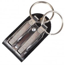 Ключниця на ремінь (2 кільця), шкіра