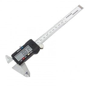 Електронний штангенциркуль із LCD дисплеєм, в коробці (0 - 150мм, 1 x SR44)