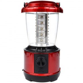 Кемпінговий ліхтар, аварійний (20 LED, 280 люмен, регулювання яскравості, 4xAA/АКБ/220В)