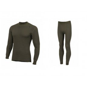 Комплект чоловічої термобілизни Aclima HotWool 230 Crew Neck Unisex Olive Night