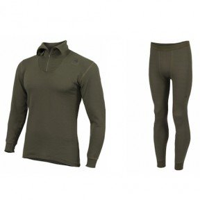 Термобілизна Aclima HotWool 230 Polo Zip Olive Night