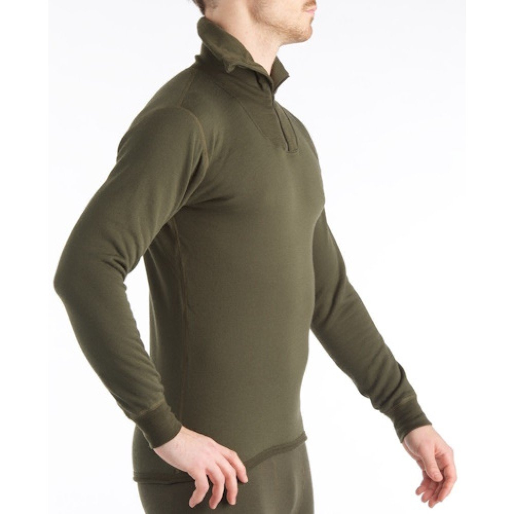 Термобілизна Aclima HotWool 230 Polo Zip Olive Night