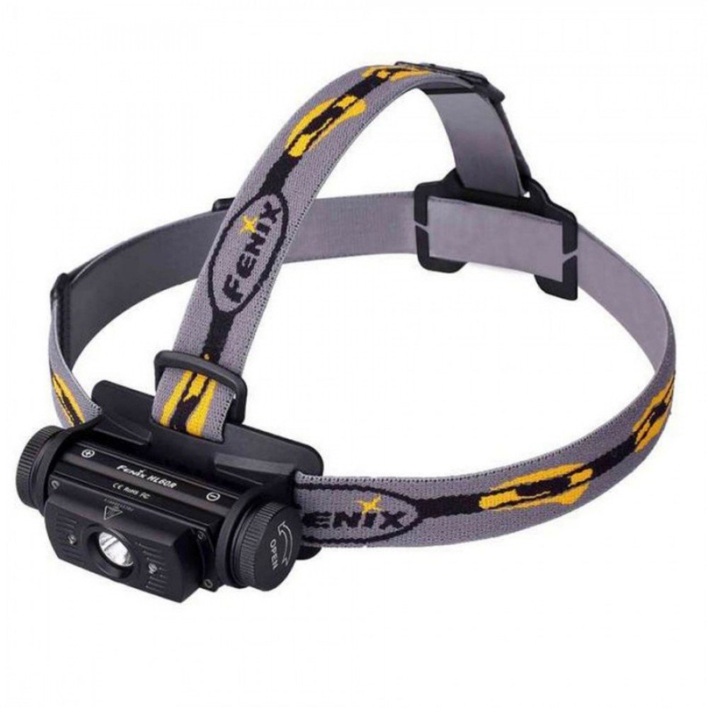 Ліхтар налобний Fenix HL60R (Cree XM-L2 U2 + Red LED, 950 люмен, 6 режимів, 1x18650, USB), комплект