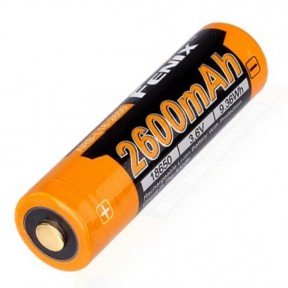 Акумулятор літієвий Li-Ion 18650 Fenix ARB-L18-2600 3.6V (2600mAh)