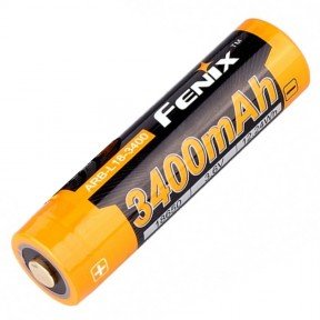 Акумулятор літієвий Li-Ion 18650 Fenix ARB-L18-3400 3.6V (3400mAh)