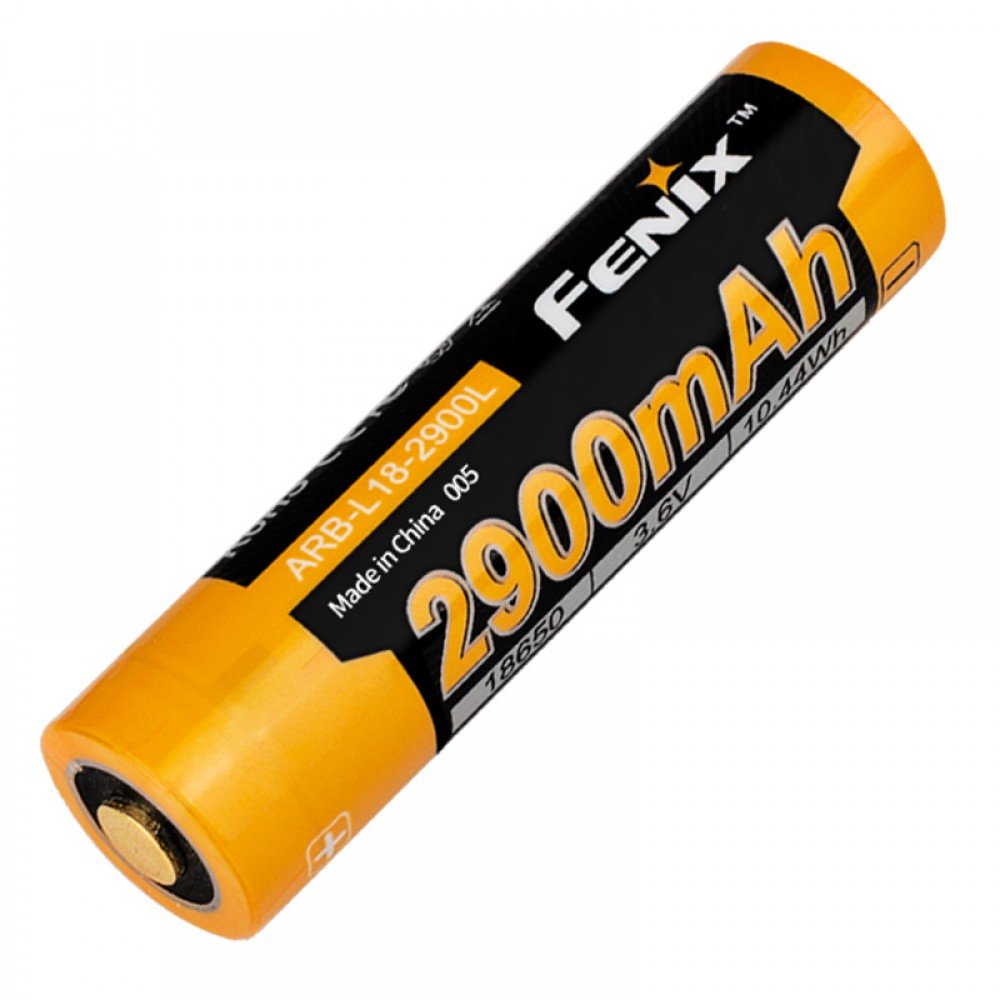 Акумулятор літієвий Li-Ion 18650 Fenix ARB-L18-2900L 3.6V (2900mAh, -30°С)