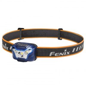 Ліхтар налобний Fenix HL18R (Cree XP-G3, 400 люмен, 7 режимів, 3xААА, USB), блакитний, комплект