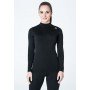 Термокофта жіноча Aclima WarmWool 200 Crew Neck Women Jet Black