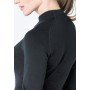 Термокофта жіноча Aclima WarmWool 200 Crew Neck Women Jet Black