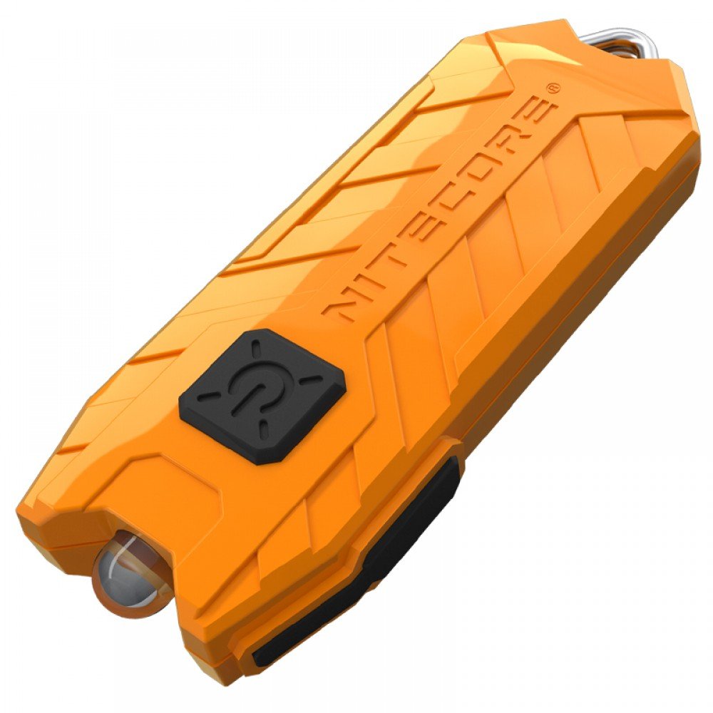 Ліхтар наключний Nitecore TUBE v2.0 (1 LED, 55 люмен, 2 режими, USB), помаранчевий