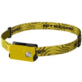 Ліхтар налобний Nitecore NU20 (Сree XP-G2 S3, 360 люмен, 6 режимів, USB), жовтий