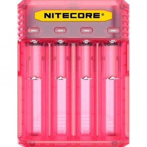 Зарядний пристрій Nitecore Q4 (4 канали), рожевий