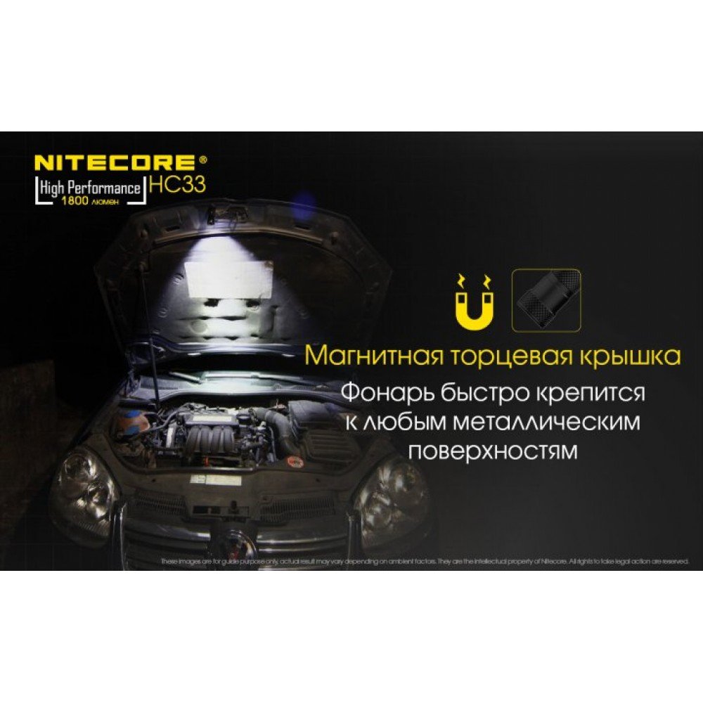 Ліхтар налобний Nitecore HC33