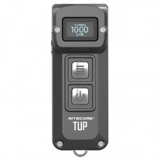 Ліхтар наключний Nitecore TUP (Cree XP-L HD V6, 1000 люмен, 5 режимів, USB), сірий