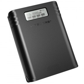 2 в 1 - Зарядний пристрій + Power Bank Nitecore F4 (4x18650)