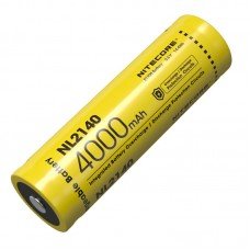 Акумулятор літієвий Li-Ion 21700 Nitecore NL2140 3.6V (4000mAh), захищений