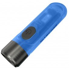 Ліхтар наключний Nitecore TIKI GITD Blue (Osram P8+UV, 300 люмен, 7 режимів, USB), люмінесцентний