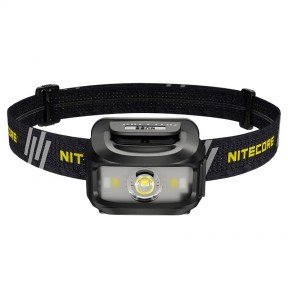 Ліхтар налобний Nitecore NU35 (Cree XP-G3 S3 + Red Led, 460 люмен, 10 режимів, 3xAAA, USB Type-C), комплект