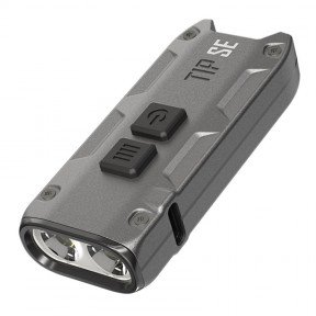 Ліхтар наключний Nitecore TIP SE (2xOSRAM P8, 700 люмен, 4 режими, USB Type-C), сірий