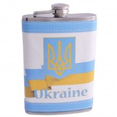 Фляга харчова в шкіряному оздобленні 