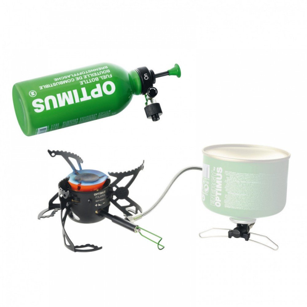 Мультипаливний пальник з паливною флягою Optimus Polaris Optifuel incl Fuel Bottle