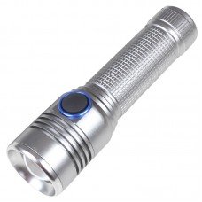 Ліхтар фокусований Small Sun R842 (Cree XM-L T6, 500 люмен, 4 режими, 1х18650, USB), сірий, комплект