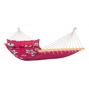 Двомісний гамак з рейками La Siesta Hawaii HQR11-24 hibiscus