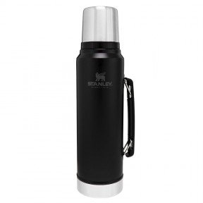 Термос Stanley Legendary Classic Matte Black 1 л чорний