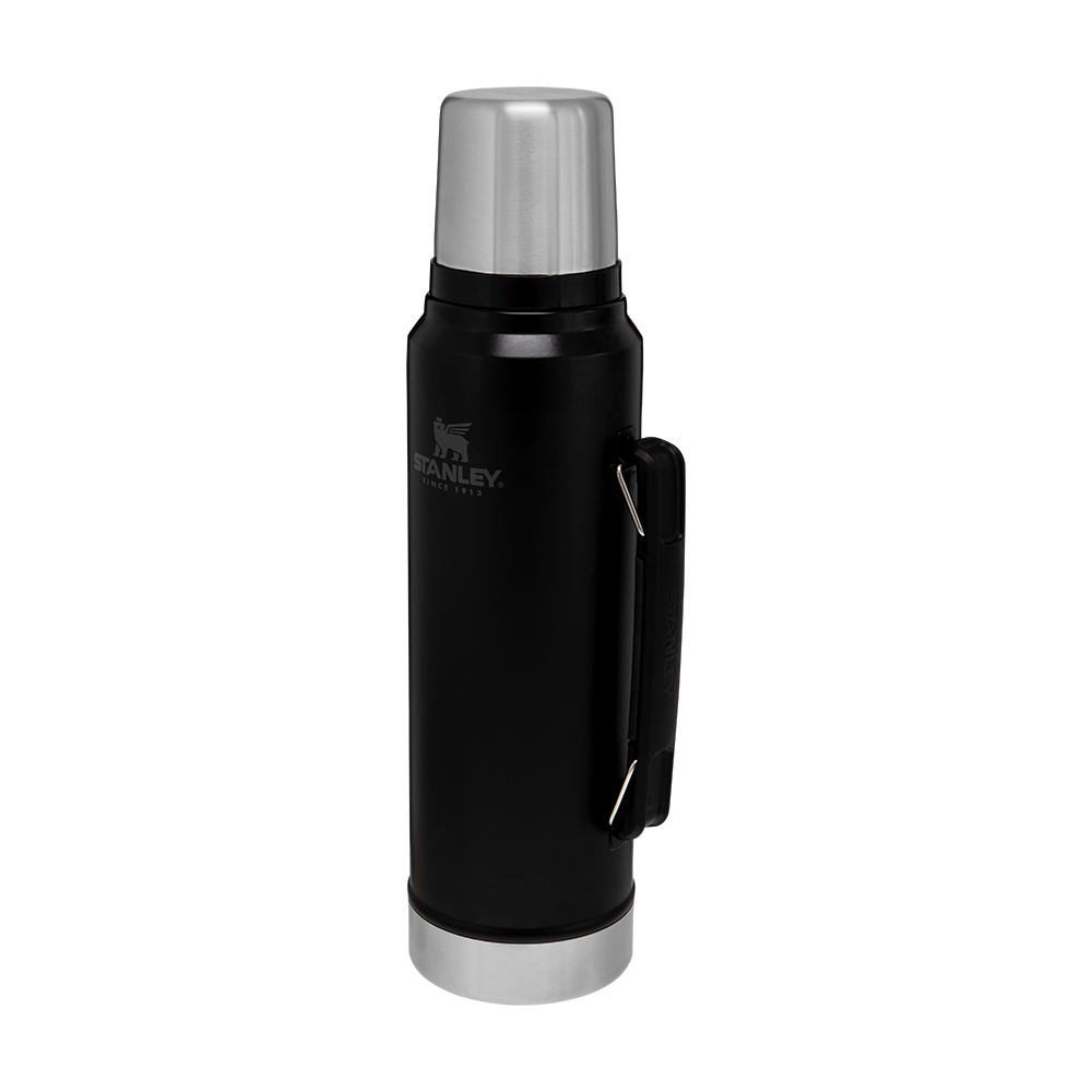 Термос Stanley Legendary Classic Matte Black 1 л чорний