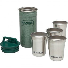 Набір Stanley Adventure Combo футляр-фляга 0,59 л 4 чарки зелений