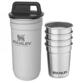 Набір Stanley Adventure Combo (футляр-фляга (0,59л) + 4 чарки), білий