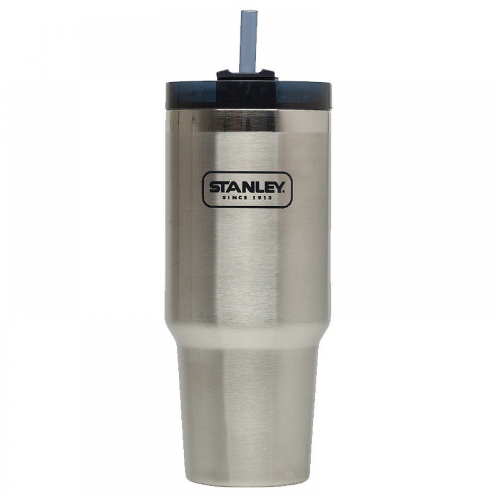 Термокухоль із соломинкою Stanley Quencher Matte (0.6л), сталевий