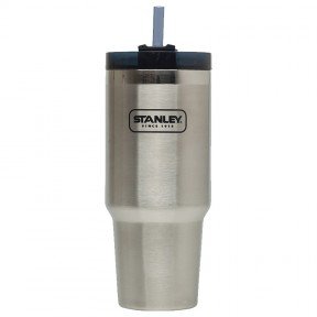 Термокухоль із соломинкою Stanley Quencher Matte (0.6л), сталевий