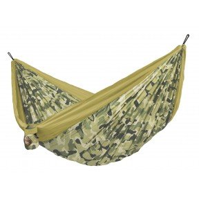 Двомісний туристичний гамак La Siesta Colibri Camo CLH20-C4 forest