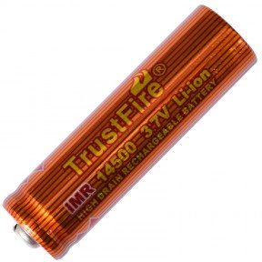 Акумулятор літієвий Li-Ion IMR 14500 3.7V TrustFire (700mAh)
