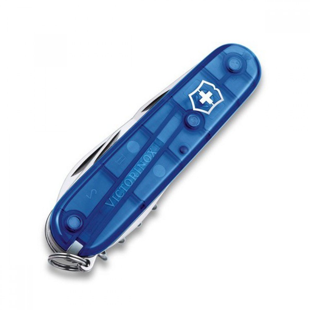 Ніж Victorinox Spartan 1.3603.T2 синій прозорий