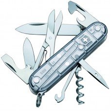 Ніж складаний Victorinox Climber 1.3703.Т7 срібний прозорий