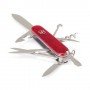 Ніж складаний Victorinox Climber 1.3703.Т червоний прозорий