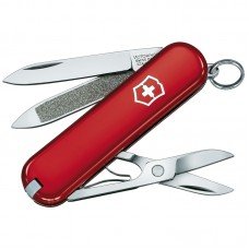 Ніж складаний, мультитул Victorinox Classic (58мм, 7 функцій), червоний 0.6203
