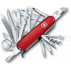 Ніж складаний, мультитул Victorinox Swisschamp (91мм, 33 функції), червоний 1.6795