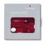 Набір Victorinox Swisscard Lite червоне прозоре 0.7300.Т