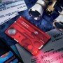 Набір Victorinox Swisscard Lite червоне прозоре 0.7300.Т